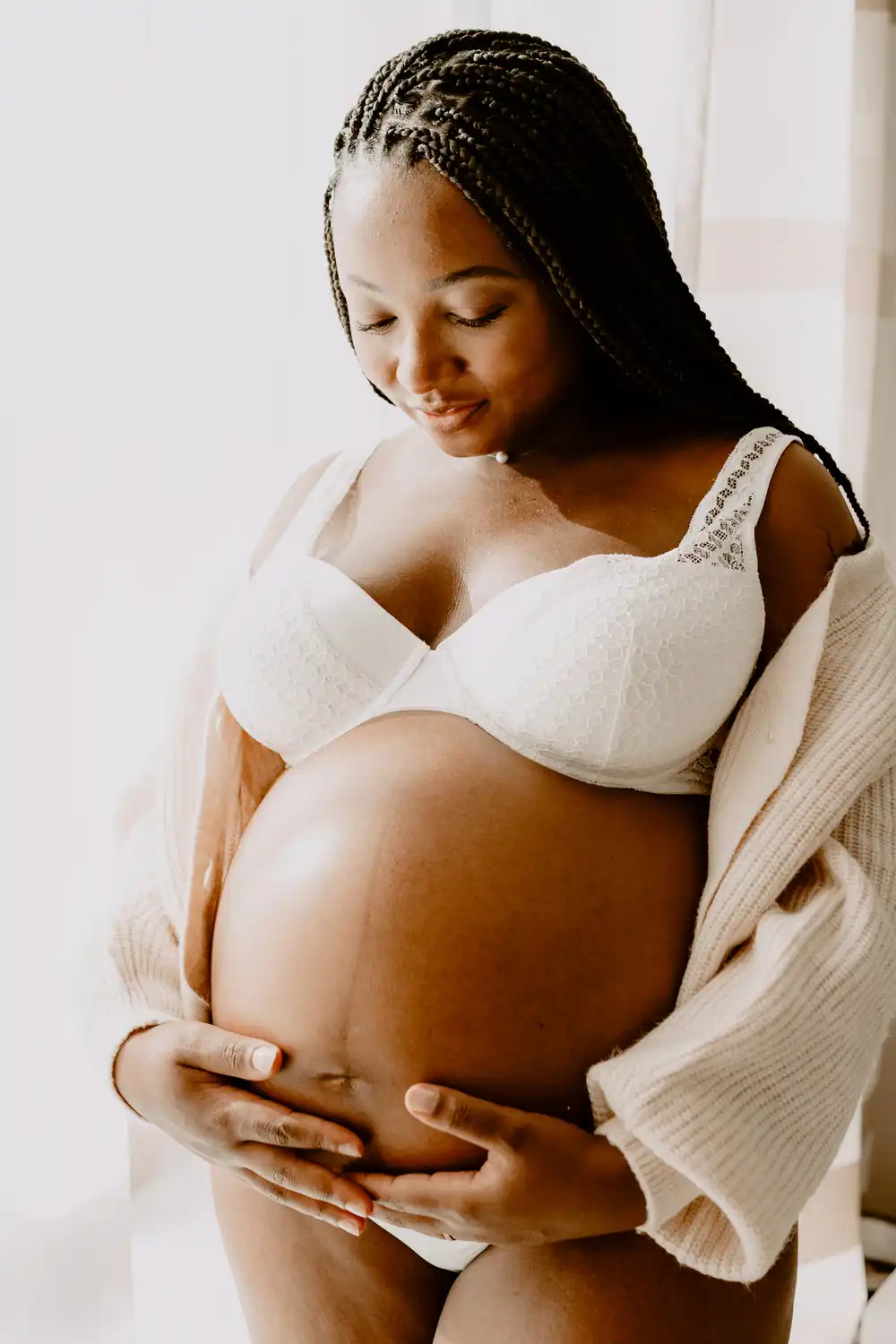 Une femme enceinte